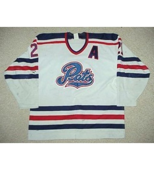 Custom WHL Regina Pats 96 97 Josh Holden Home Hockey Jersey White